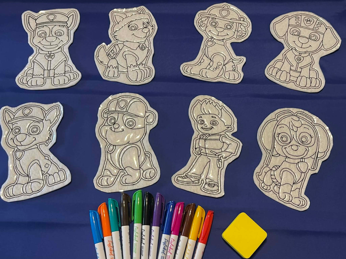 Reusable Coloring Pads for Kids Pa Ptrl