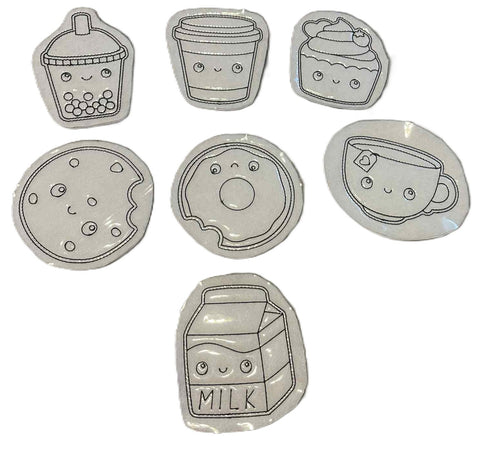 Reusable Coloring Pads for Kids Yummies