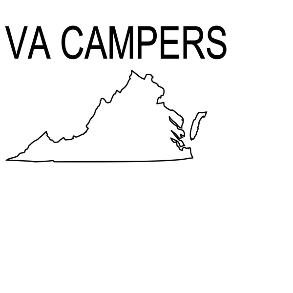 Virginia Campers Window Decal