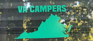 Virginia Campers Window Decal