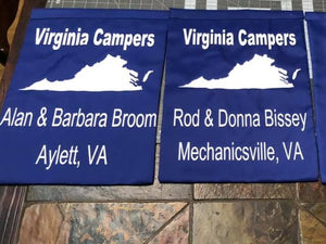 Virginia Campers Campsite Flag Double Sided